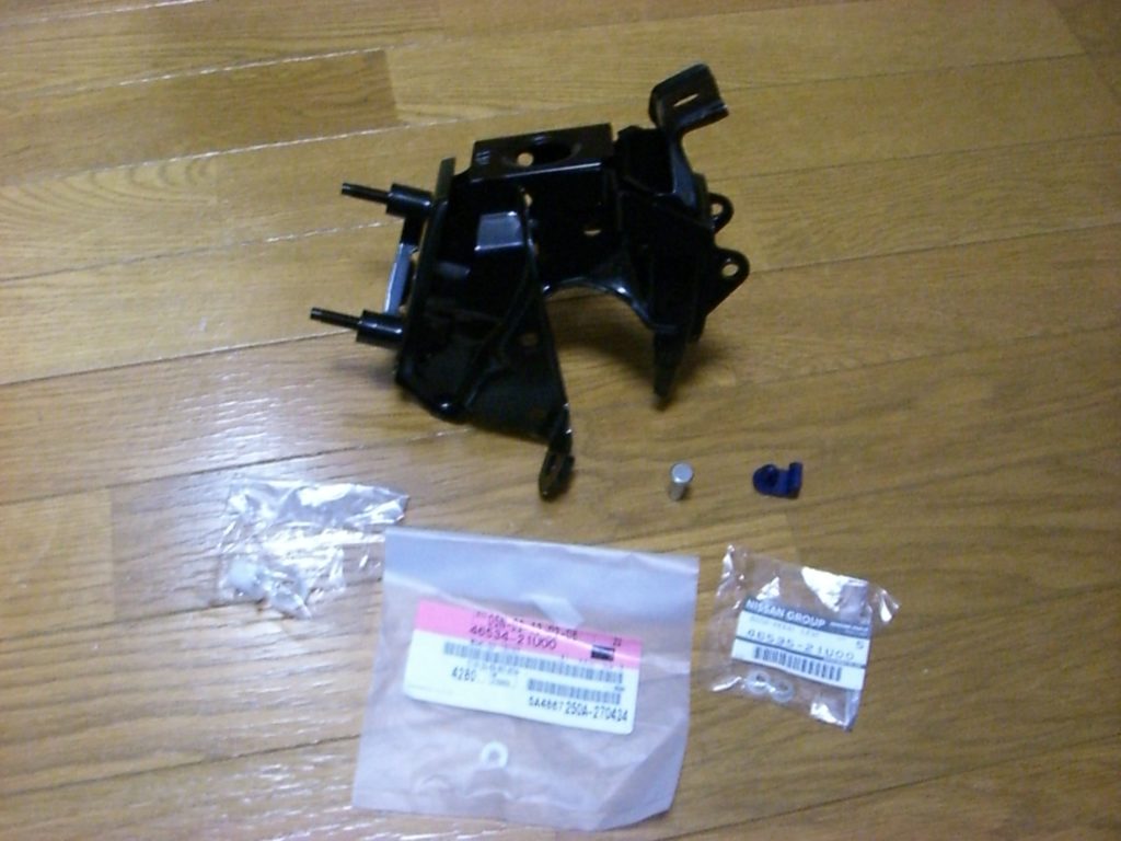 クラッチペダル　ER34 HR34 クラッチペダル装着＆ブレーキペダル交換（日産